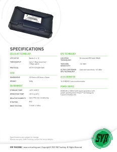 The SVR504 - Powerful Tracking Device from ARAGPS